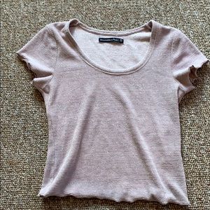 Light pink and silver t-shirt